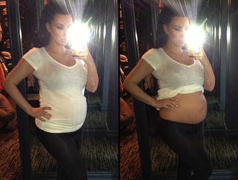 Kim Kardashian presume de embarazo