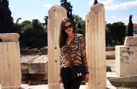 Irina Shayk en Grecia / Foto: Facebook