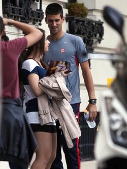 NOvak Djokovic en Madrid