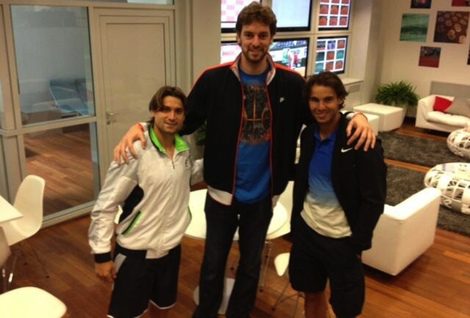 Pau Gasol desea suerte a Nadal y Ferrer en Roland Garros 