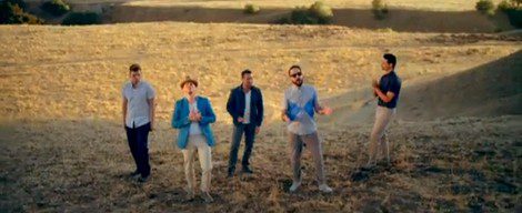 Los Backstreet Boys en el videoclip de su nuevo single 