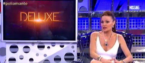 Raquel Moragues en el programa 'Sálvame Deluxe'