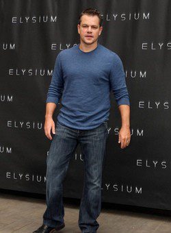 Matt Damon en la presentación de 'Elysium'