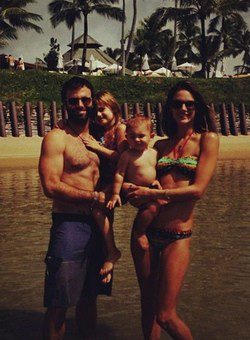 Alessandra Ambrosio y su familia en Brasil