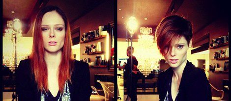 Coco Rocha antes y después de cortarse el pelo / Instagram