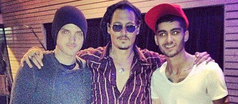 Ed Sheeran, Johnny Depp y Zayn Malik