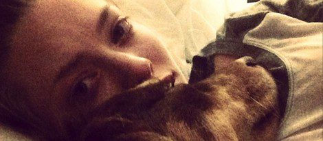 Amanda Seyfried y su perro Finn