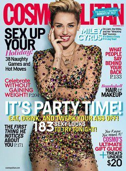 Miley Cyrus en la portada de Cosmopolitan