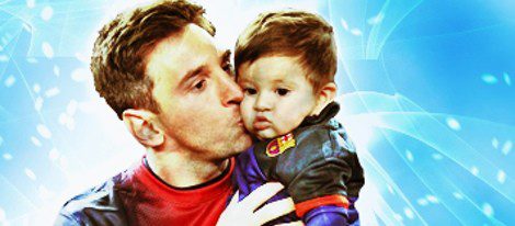 Leo Messi con tu hijo Thiago en la campaña 'Leo y Thiago Messi celebran la vida'