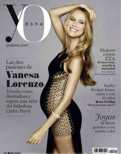 Vanesa Lorenzo posa embarazada para Yo Dona