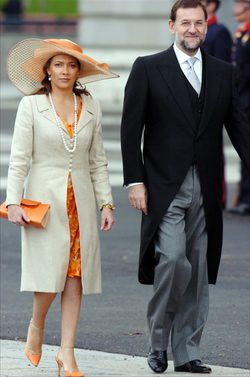 Maria Rajoy y Elvira Fernández Balboa en la boda de los Príncipes de Asturias