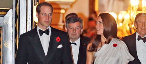 Los Duques de Cambridge en la cena de gala de 'National Memorial Arboretum'