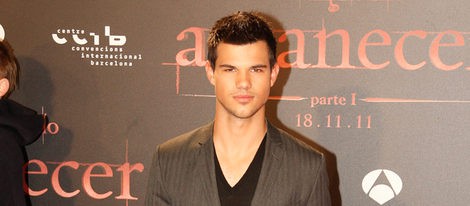 Taylor Lautner estrena 'Amanecer. Parte 1' en Barcelona