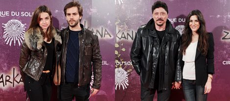 Ana de Armas y Marc Clotet, Carlos Bardem y Cecilia Gessa disfrutan del estreno de Zarkana en Madrid