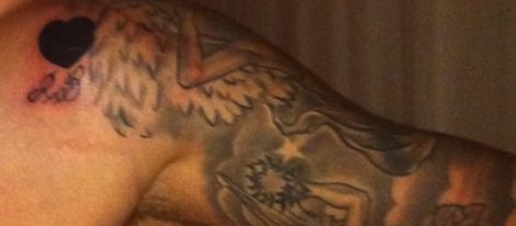 Guti se tatúa las iniciales de Romina Belluscio y se quita el tatuaje de Noelia López