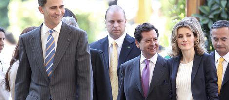 Los Príncipes Felipe y Letizia visitan a la colonia española en Chile