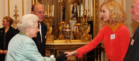 La Reina Isabel II y el Príncipe Felipe en Buckingham