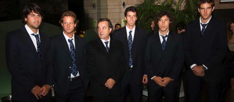 Rafa Nadal, Feliciano López y Verdasco se van de fiesta para festejar el triunfo de España en la Copa Davis