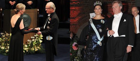 Claudia Steinman, el Rey de Suecia, la Princesa Victoria y Brian Schmidt