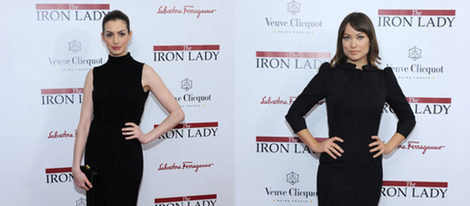 Anne Hathaway y Olivia Wilde arropan a Meryl Streep en el estreno de 'La dama de hierro' en Nueva York
