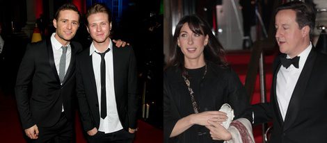McFly y David y Samantha Cameron en los Military Awards