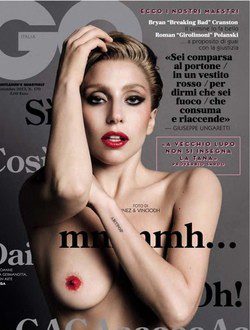 Lady Gaga en la portada de GQ Italia
