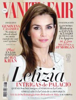 La Princesa Letizia, portada de Vanity Fair
