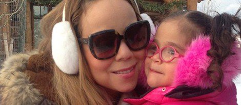 Mariah Carey junto a su hija en la nieve / Foto:Instagram