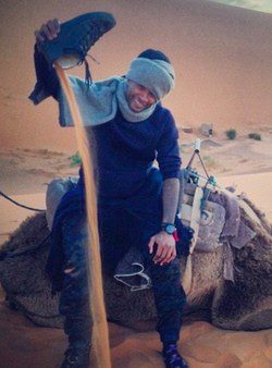 Usher en el Sáhara / Instagram