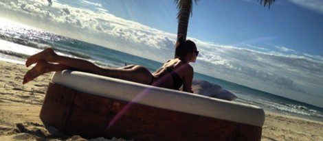 Irina Shayk tomando el sol en México / Instagram