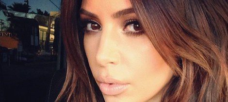  Kim Kardashian posa con su nuevo color de pelo / Instagram