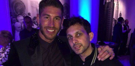 Sergio Ramos con el ilusionista Dynamo / Foto: Twitter