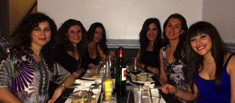 Pilar Rubio, de cena con sus amigas