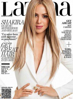 Shakira en la revista Latina