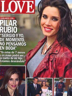 Pilar Rubio, en su séptimo mes de embarazo