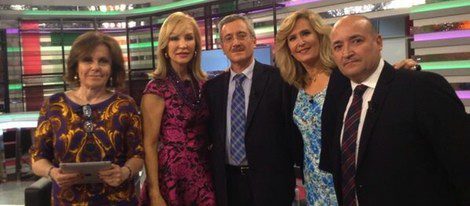 Carmen Lomana con Ortega Lara, Nieves Herrero y Paloma Barrientos