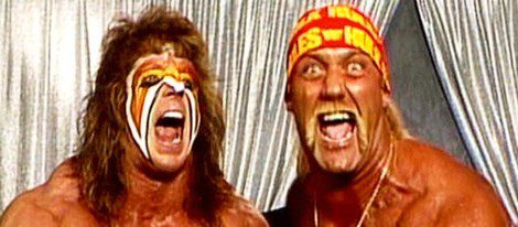 James Hellwig y Hulk Hogan para la WWE