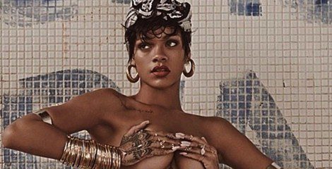 Rihanna posa para la revista Vogue Brasil