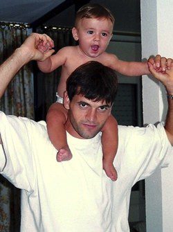 Tito Vilanova con su hijo Adriá / Instagram