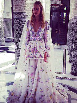 Poppy Delevingne vestida de novia/instagram