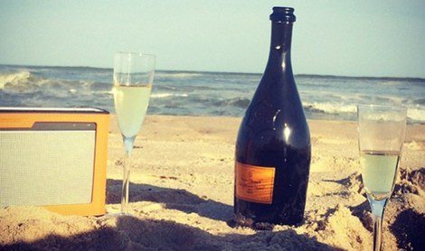 Heidi Klum celebrando su 41 cumpleaños en la playa / Foto: Instagram