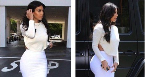 Kim Kardashian sale a cenar a Hollywood/Instagram