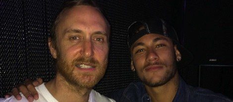 Neymar con David Guetta
