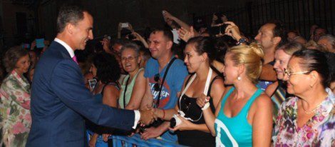 El Rey Felipe VI saluda a los ciudadanos de Mallorca | Foto: Casa de S.M. el Rey