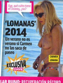 Carmen Lomana en topless