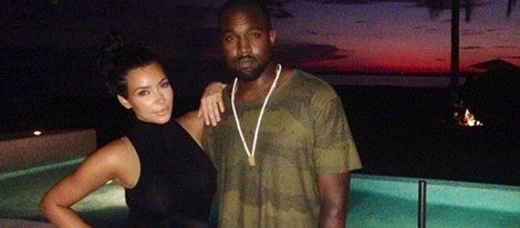 Kim Kardashian y Kanye West en México / Instagram
