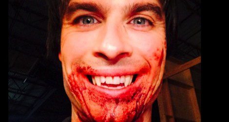 Ian Somerhalder comparte un selfie convertido en vampiro / Instagram