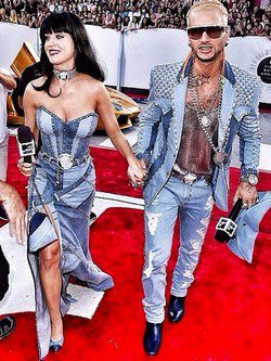 Katy Perry y Riff Raff en la MTV Video Music Awards / Instagram