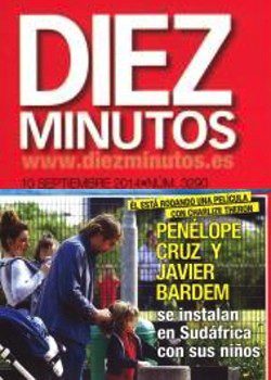 Penélope Cruz y Javier Bardem en Sudáfrica en Diez Minutos