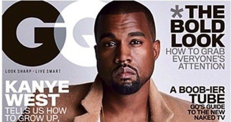 Kanye West en la portada de la revista GQ el pasado mes de julio